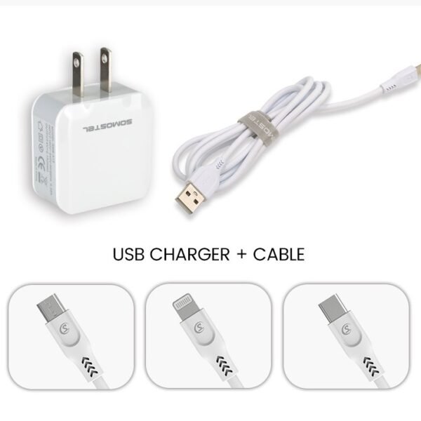 Cargador De Pared QC3.0 SMS-A12 de celular